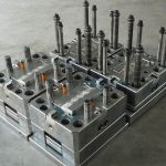 Plastic overmold two color injection mold