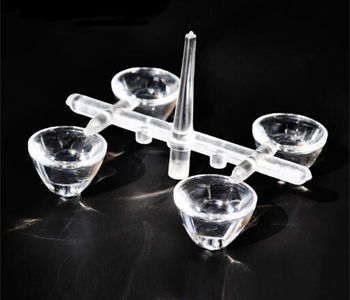 China high precise transparent lens molding